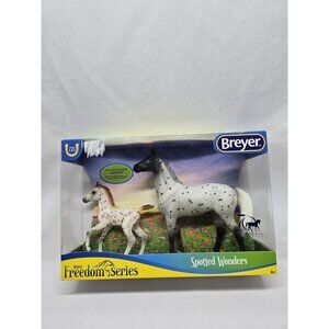 Breyer Classics #62207 Spotted Wonders Horse - RETIRED Knabstrupper And Foal